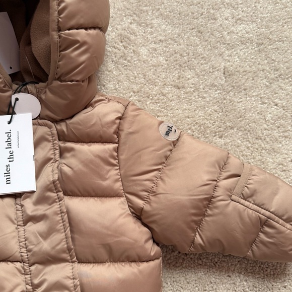 MILES THE LABEL Infant Snowsuit in Sand NWT - Picture 3 of 7